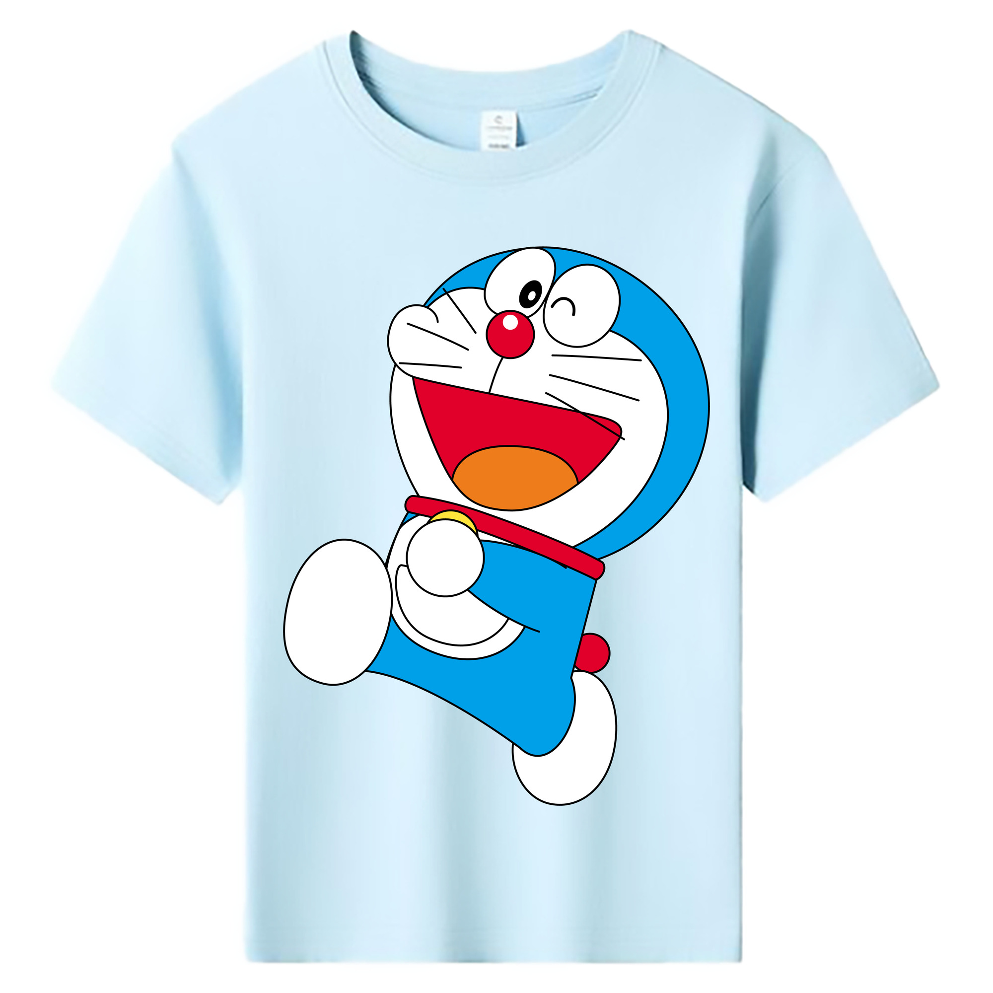（画像用） ドラえもん Doraemon 綿100％キッズTシャツ（フロントプリント）